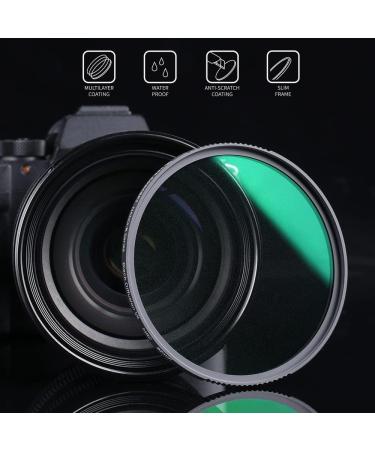 K&F Concept 49mm Black Diffusion 1/4 Filter Mist with Multi-Layer Coatings for Cinematic Video & Portrait Photography - Buy Online on GoSupps.com