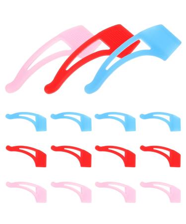 Healvian 15 pairs anti-slip cover for glasses sport glasses band Reading glasses holder sunglasses ear handle ear hooks made of silicone ironing tips for glasses gentle pebble gel earplugs