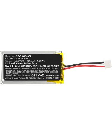 Buy AHB732038T 1000807 450mAh Battery - Compatible with GSP370 SDW 5036 SDW 30 HS SDW 5066 | 3.7V International Shipping - Buy Online on GoSupps.com