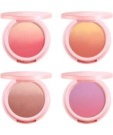  Meidimeijia Soft pink gradient blush Soft and fresh makeup for a flawless glow two-tone blush for a soft pink look 5.5 g (2# Desire Colorful Sunshine) - Buy Online on GoSupps.com