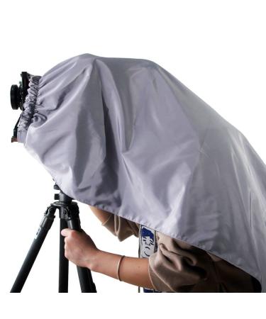 eTone Pro 145x150CM Silver and Dark Black Cloth Wrapping Focusing Hood for All Brand of 5x7 8x10 Large Format Camera