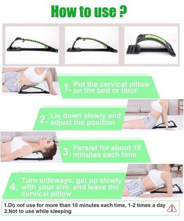 Buy Adjustable Black and Blue Neck Stretcher for Pain Relief | Cervical Support & Relaxation | International Shipping - Buy Online on GoSupps.com