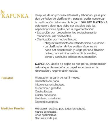 KAPUNKA 100% Pure Argan Oil 500ml - Buy Online on GoSupps.com