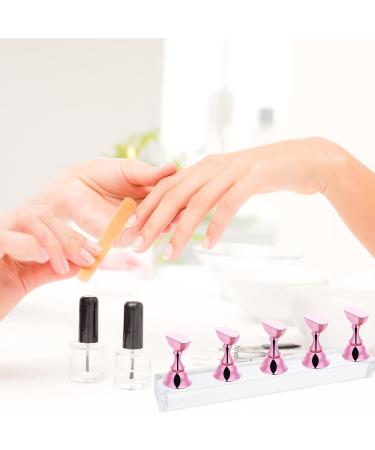 Lusofie 2 Set Nail Stand for Press On Nails - Magnetic Base for Painting, Display, and Practice - Salon and Home DIY - Buy Online on GoSupps.com
