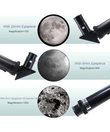 ToyerBee 70mm Telescope for Adults & Kids - Portable 300mm Refractor Travel Scope (15X-150X) with Smartphone Adapter & Wireless Remote - Astronomy Gifts - Buy Online on GoSupps.com