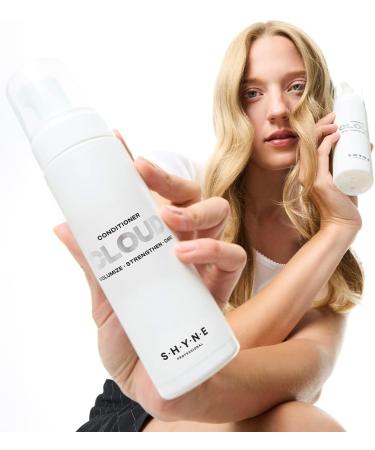  SHYNE SHYNE Cloud Conditioner - Lightweight conditioner with sunflower oil and vitamin E - Nourishes and smooths fine hair - 200 ml - Buy Online on GoSupps.com