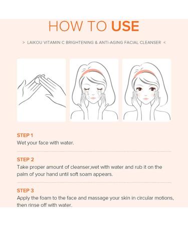 Vitamin C Facial Cleanser for Brightening & Hydrating | Gentle Face Wash for Dry & Sensitive Skin | Moisturizing Formula with Vitamin C for Natural Radiance - Buy Online on GoSupps.com