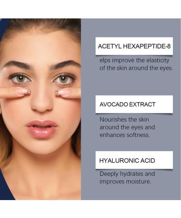 Eye Cream - Improves Eye Area Sagging Boosts Firmness & Elasticity Hydrates Reduces Dry Lines(1pcs) 1 Count (Pack of 1) - Buy Online on GoSupps.com