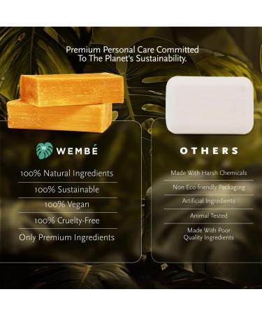Handmade Coconut Soap Bars from Paraguay | Natural Essential Oils & Fruits | Detoxifying 5.6oz (2-Pack - Buy Online on GoSupps.com