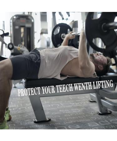 Powerlifting Mouthguard | Sports Mouthguard for Strength Training & Weightlifting (1 Pack Clear) - Enhance Performance & Protect Your Smile - Buy Online on GoSupps.com