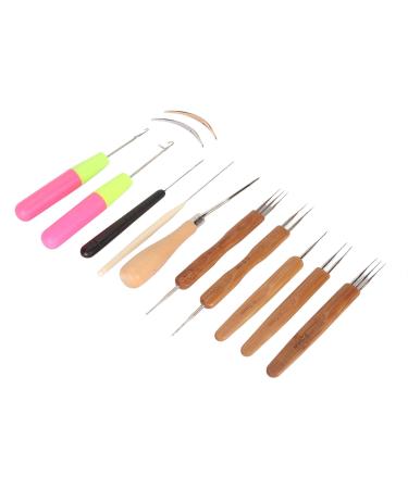 Dreadlocks Crochet Hook High Toughness Hair Locking Tool Professional Multipurpose Dreadlocks Tool Set for Wigs
