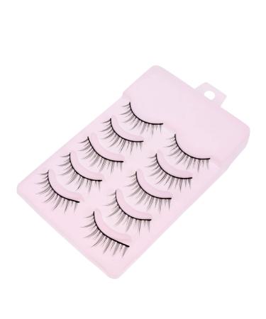5 Pairs Fake Eyelashes Girls Accessories False Eyelashes False Lashes Wispy Lashes Fakes Eyelash Magnetic Girl Makeup Eyelashes Girl Eyelash Beauty Girl False Lash Beauty Eyelashes