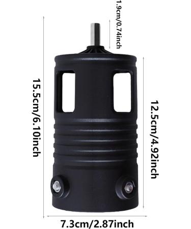 Stronrive Corn Decobbing Tool | Adjustable Corn Thresher Corn Cob Stripper Tool Corn Cob Cutter Stripper Corn Threshing Teeth Professional Corn Remover - for Most Hand Drill Black - Buy Online on GoSupps.com