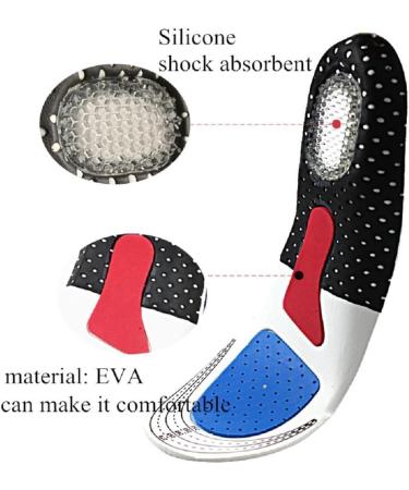 KWIMs France Gel Insert Soles | Gelsol Work & Running Shoes | Orthopedic Insoles for Men & Women EU 35-40  - Buy Online on GoSupps.com