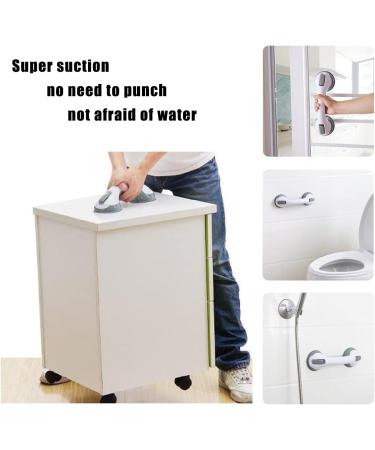 2PCS Shower Handle Grab Bars for Bathroom Tub Safety Hand Rail Support with locking latches for Handicap Elderly Injury Kid Senior Assist Bath Handle Non Skid(off-white) - Buy Online on GoSupps.com