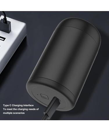Mini Electric Beard Clipper - Portable Aluminum Trimmer with USB Charging & 3 Blade Heads | International Shipping Available - Buy Online on GoSupps.com