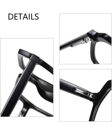 Shop Oversized Blue Light Glasses for Men & Women - Anti Eye Strain Computer Eyewear for Reading & Gaming - Buy Online on GoSupps.com