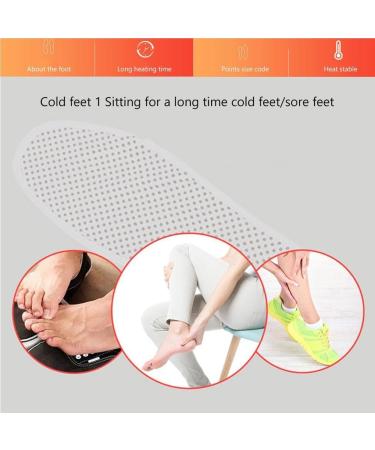 Self-Heating Insoles | Portable Foot Warmers | Skin-Friendly Shoe Inserts for Men | Ideal for Outdoor Sports & Skiing - 36m - Buy Online on GoSupps.com