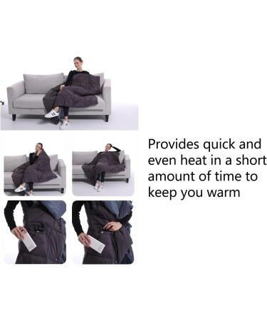 Yumili Large Electric Heating Blanket - Soft Flannel Fast Heating & Washable - Perfect Gift for Comfort (112x138 cm) - Buy Online on GoSupps.com