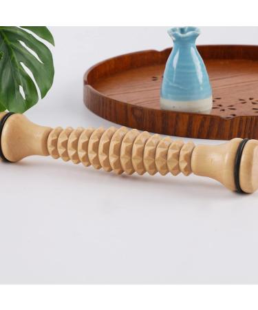 FOMIYES 8-Piece Wooden Roller Massage Device for Upper Back - Improve Blood Circulation - Buy Online on GoSupps.com