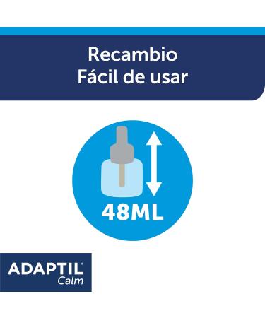 Adaptil Calm - Anti-Stress for Dogs - Home Alone Fear Loud Noises Adoption - 48ml Refill - Buy Online on GoSupps.com