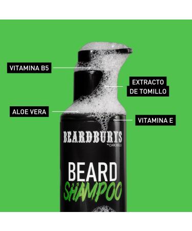 Beardburys 2 in 1 Beard Shampoo for Men | Face Wash & Beard Soap for Protected Skin & Soft Beard Sulphate & Paraben Free Vegan Mystical Scent 150ml - Buy Online on GoSupps.com