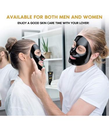 Charcoal Blackhead Remover Mask Kit with Brush and Extractors - Deep Cleansing for Face, Nose, Pores, Acne - Suitable for All Skin Types (3.5 Fl.oz) - Buy Online on GoSupps.com