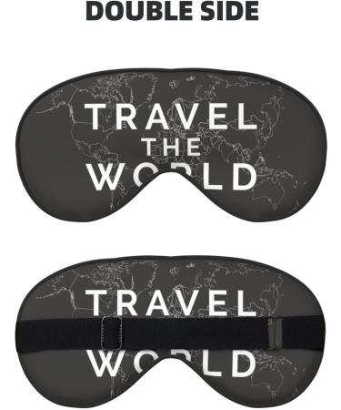 Adjustable Double-Sided Travel Sleep Mask | Soft Eye Covers for Perfect Sleep & Reduced Eye Edema - Shop Internationally - Buy Online on GoSupps.com