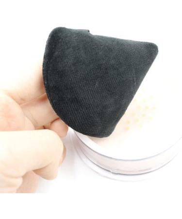 Washable Triangle Shape Powder Puff Mini Cosmetics Soft Cotton Face Powder Lightweight Puff Makeup Tools Beauty Puff Sticking Evenly Cosmetic Tools (Triangle Black_3pcs) - Buy Online on GoSupps.com