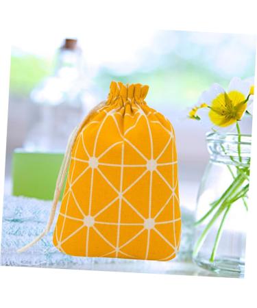 HOMSFOU Jewelry Storage Pouch Flax Storage Bag Drawstring Storage Pouch Carrying Case Suitcase Candy - Buy Online on GoSupps.com