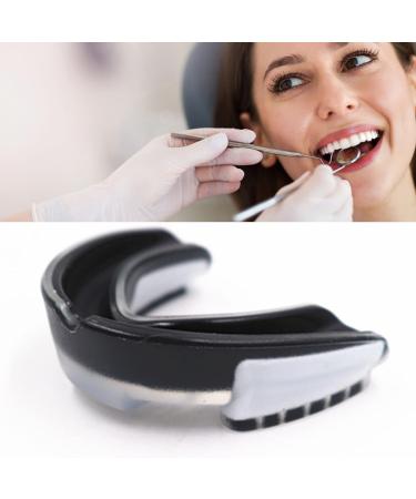 Verdant Touch Slim Fit Athletic Mouthguard for Boxing & Football - Impact Resistant Tooth Protection in Black & White - Buy Online on GoSupps.com