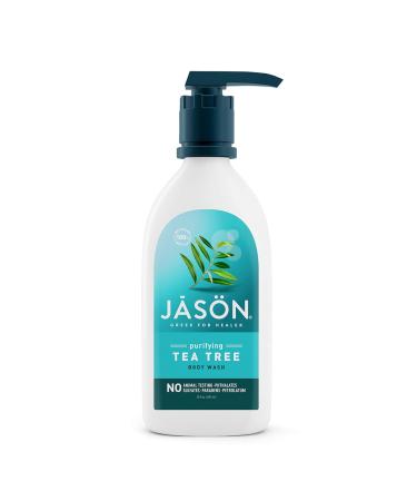 Alba Botanica Very Emollient Body Lotion Unscented Original 32 Oz & Jason Natural Body Wash & Shower Gel Purifying Tea Tree White 30 Fl Oz (Pack of 1) - Buy Online on GoSupps.com