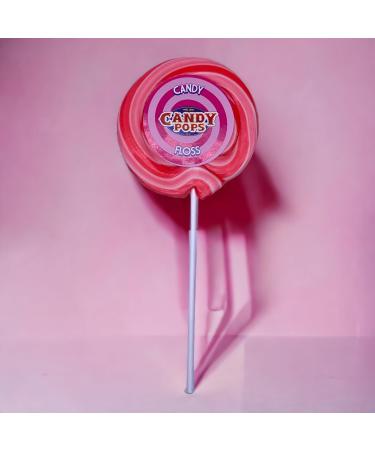 Candy Floss XL Large Wheel Lollies - Swirl Lollipops - Party Favour - Sweets - Rock Candy 75g 4 Inch Diameter 9 Inch Length (X 1) - Buy Online on GoSupps.com