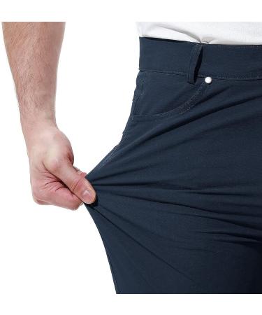 Rdruko Men's Stretch Golf Pants Navy 36 with Pockets | Lightweight Work Casual - Buy Online on GoSupps.com