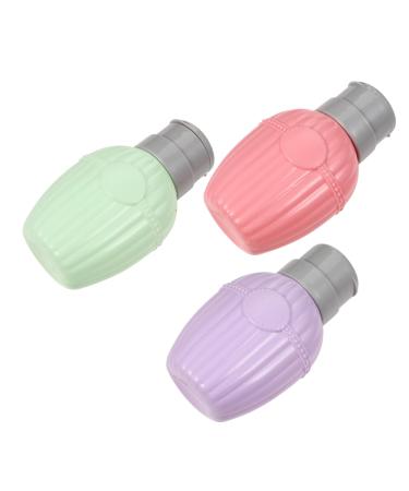 VICASKY Lot de 3 flacons pompe vides pour dissolvant de vernis ongles - Pour salon de manucure et maison