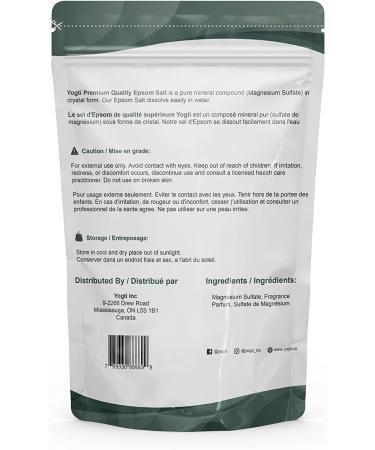 Yogti Eucalyptus Epsom Salt 2 pound 907.18 g (Pack of 1) Salt - Buy Online on GoSupps.com