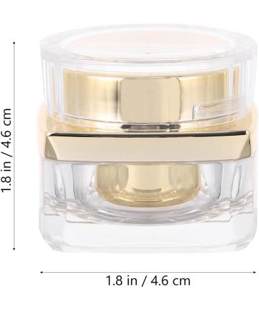 Beavorty 1Pc cream Small Creams Jar Portable Face Cream Bottle face lotion Make- up Cosmetic Jars terrarium Multipurpose Sub Container oil make up travel Acrylic - Buy Online on GoSupps.com