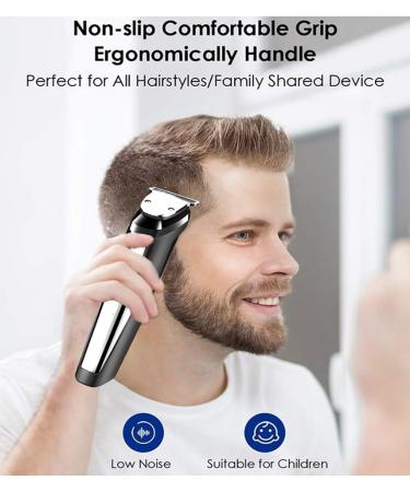 Buy All-in-One Electric Hair Trimmer - Waterproof Men's Hair Cutting Tool for Beard Nose Ear & Body - Buy Online on GoSupps.com