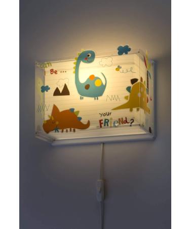 Dalber Dinosaur Children's Wall Lamp - E27 Kids Room Light | Fun Animal D cor for Boys & Girls - Buy Online on GoSupps.com