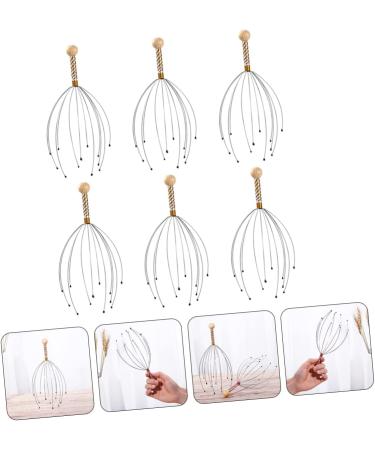 Tovinanna 6-in-1 Massage Shampoo Scrubber & Scalp Care Tool - Stress Relief Hair Crawler Brush - Buy Online on GoSupps.com