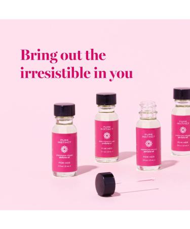 Pure Instinct Pheromone Oil For Her .5oz - Irresistible Attraction Formula - Buy Online on GoSupps.com