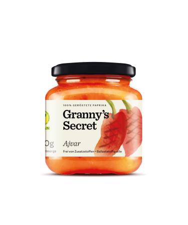 Granny's Secret Ajvar Roasted Peppers - Original from Serbia 1 pack (1 x 200 g) 200 g (1 pack)