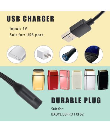 Replacment Charger for BaByliss PRO Shaver FXFS2 FXFS2G 4.5V Adapter Compatible with BaBylissPRO Barberology Cordless Metal Double Foil Shaver FXFS2 Power Cord Supply For BaByliss Charger - Buy Online on GoSupps.com