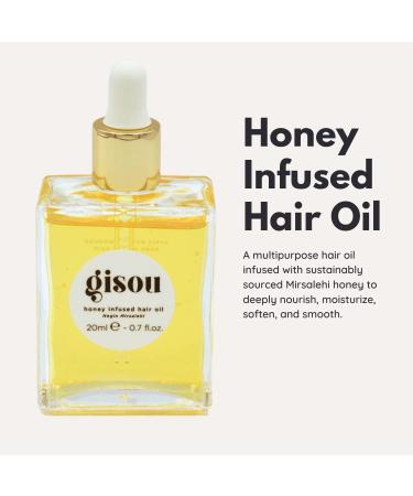 Gisou Honey Infused Hair Oil 0.7 oz - Nourishing Hair Treatment 20ml - 0.68 Fl Oz - Buy Online on GoSupps.com