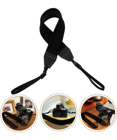 Milisten 2-Pack Camera Strap - Cushioned Fabric Adjustable Black (85x4.5cm) - Perfect for International Shipping - Buy Online on GoSupps.com