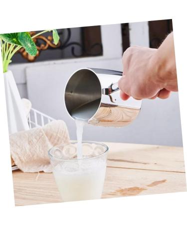 RUNROTOO Coffee Machines Sauce Pan Mini Heater Stainless Steel Pan Coffee Pot Mini Pan Stainless Steel Cookware Steel Saucepan Steaming Pot Cooking Utensils 304 Stainless Steel Chocolate - Buy Online on GoSupps.com