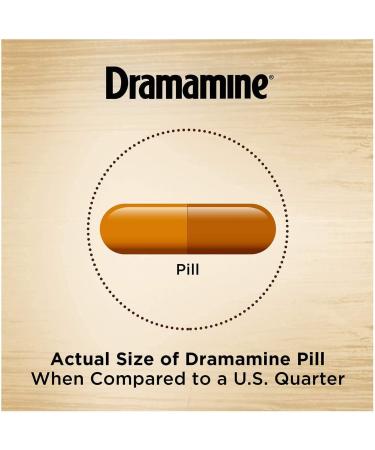 Dramamine Non-Drowsy Naturals - Natural Ginger Formula (18 Capsules) - Buy Online on GoSupps.com