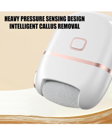 Electronic Foot File Pedicure Tool | Callus Remover with USB Charging for Dead Skin | Portable Electronic Pedicure Foot Care for Dead Skin and Pedicure at Home White - Buy Online on GoSupps.com