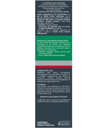 Somatoline Cosmetic Line Man Stomach Muscles Top Definition Sport Cool 200 Ml - Buy Online on GoSupps.com