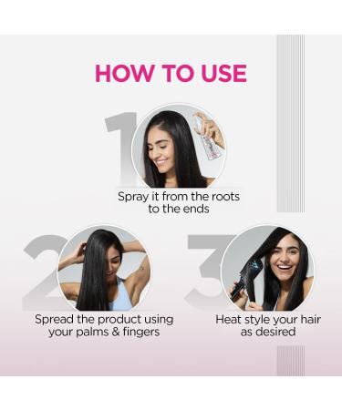 Hot Shot - Heat Protection Hair Mist - 150ml | No Sulphate No Paraben No SLS with Grapeseed Oil & Provitamin B5 | Designed for Indian Hair | For Men & Women - Buy Online on GoSupps.com